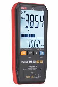 UNI-T UT121A มัลติมิเตอร์แบบการ์ดอัจฉริยะ ระบบจดจำฟังก์ชันและช่วงการวัดอัตโนมัติ - Product Image 4