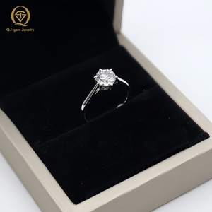 Classic Six Claws Lab Grown <b>Diamond</b> <b>Ring</b> 10k 14k 18k Gold 1ct 2ct D VVS1 Lab Created <b>Diamond</b> Women Engagement <b>Ring</b> with IGI - Product Image 5