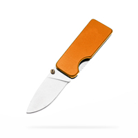 Couteau de poche cadeau Petit mini couteau de poche pliant pour porte-clés avec mousqueton Couteau pour l'extérieur Camping Pêche Compact Tiny