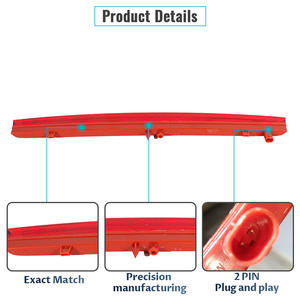 Luz de Freno Elevada para Audi Q5 2018-2024, Pieza de Repuesto de Luz Trasera LED, Material ABS, Color Rojo - Product Image 4