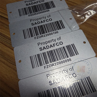 Placa de Identificación Personalizada de Acero Inoxidable Adhesiva, Etiqueta Metálica Delgada para Instrumentos Electrónicos y Marca de Productos