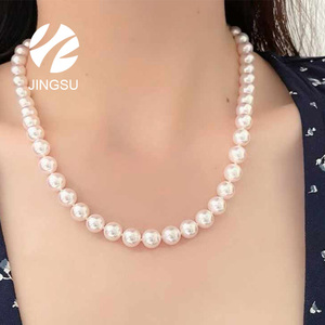 Akoya giapponese collana di perle coltivate acqua di mare <span class=keywords><strong>nodi</strong></span> nel design tradizionale per le donne con chiusura in oro 9 K puro chiusura quotidiana delle donne - Product Image 6