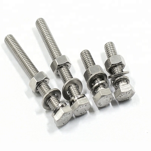 Fijación DIN 931 933 <span class=keywords><strong>Ss</strong></span> Acero inoxidable 304 316 Perno hexagonal B8 B8m - Product Image 4