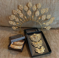 Diadèmes de Mariage Rétro Dorés Vintage Malaisiens pour Femmes, Couronne Royale de Bal et de Concours de Beauté, Bijoux de Tête en Strass de Haute Qualité
