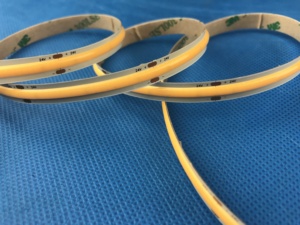 Tira LED COB Flexible de 5mm, 8mm, DC24V, 12V, nueva tecnología, ángulo de haz de 170 grados, CRI90, puntos de corte pequeños, tira Led Cob regulable - Product Image 5