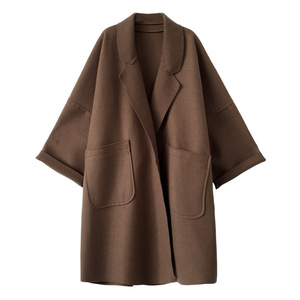 2024 Ontworpen Vest <span class=keywords><strong>Blazer</strong></span> Jas <span class=keywords><strong>Plus</strong></span> <span class=keywords><strong>Size</strong></span> Loopgraaf Vrouwen Winter Lange Dames Jassen - Product Image 5