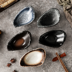 Ciotola per Aceto in Ceramica Stile Retrò, Piatto per Salsa di Soia, Contenitore per Condimenti, Accessori da <span class=keywords><strong>Cucina</strong></span>, Piatto Sottopiatto, Vendita all'Ingrosso - Product Image 1
