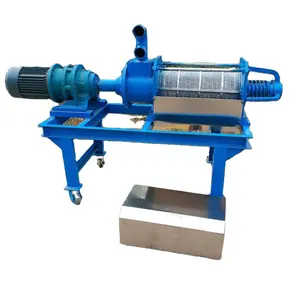 Fertilizer solid liquid separator machine screw press cow dung slurry separator manure solid liquid separator