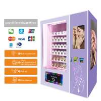 Distributeur automatique de nail art Labubu avec fonction SDK, logos et autocollants personnalisables, paiement par carte de crédit/espèces