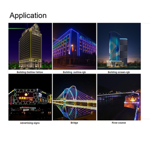 ไฟตกแต่งอาคารภายนอก โซลูชั่นสำหรับศูนย์การค้า ไฟ LED แบบเส้น พิกเซลบาร์ RGB สำหรับติดผนัง ให้แสงสีสันหลากหลาย มาตรฐาน IP65 30000 - Product Image 4