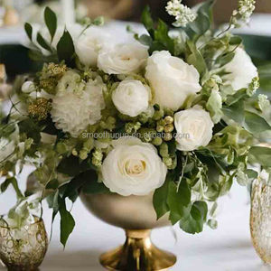 Grands centres de table décoratifs pour mariage, arrangements floraux en tissu pour les tables de mariage et la décoration de la maison - Product Image 2