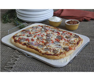 Rettangolo di resistenza al calore di ceramica cordieriate <span class=keywords><strong>forno</strong></span> elettrico <span class=keywords><strong>pizza</strong></span> <span class=keywords><strong>pietra</strong></span> rotonda angolo, HYP304 - Product Image 2