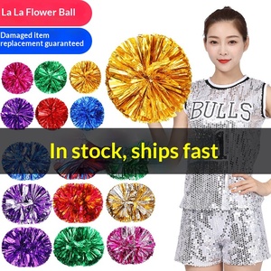 <span class=keywords><strong>Pon</strong></span> <span class=keywords><strong>Pon</strong></span> <span class=keywords><strong>da</strong></span> Cheerleading in Plastica con Manico Grande, Lucidi e Portatili per Eventi Sportivi e Uso di Squadra - Product Image 2