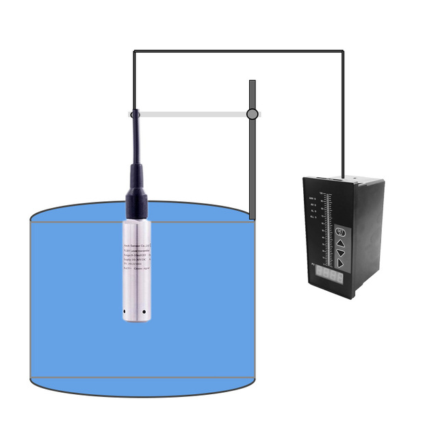 Atech Outdoor Water tank Monitor Depth Level Measurement River Sensor De Nivel De Agua Probe Measuring Instruments
