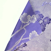 Nouveau Design de peinture Couleurs assorties 100% Polyester Motif Tissu Jacquard Floral Respirant pour Vêtement