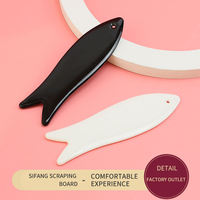 Planche de grattage en céramique à libération myofasciale du corps du cou portable Gua Sha