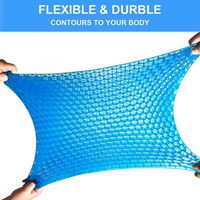 Chaise de bureau ergonomique orthopédique personnalisable, support, coussin de siège en TPE, antibactérien, soulage le stress, coussin de siège en gel rafraîchissant