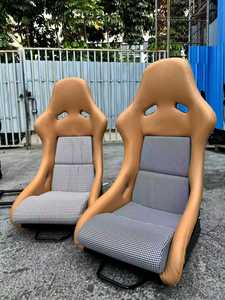 Sedile a secchiello in pelle pied-de-poule, piastra posteriore in fibra di carbonio con guide integrate per RECARO Pole per <span class=keywords><strong>Peugeot</strong></span> - Product Image 3