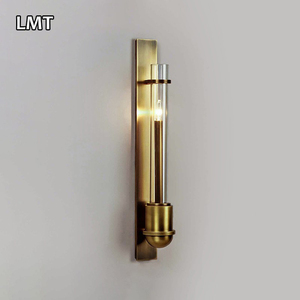 Lámpara de Pared Moderna de Diseño Largo y Grande para Hotel, con Pantalla de Cristal, Lámpara de Pared de Metal Dorado de Lujo para Sala de Estar, Decoración del Hogar - Product Image 4