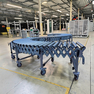 50kg Túi tải băng tải linh hoạt hướng dẫn sử dụng con lăn băng tải Kính thiên văn Skate bánh xe băng tải cho xe tải container tải và dỡ bỏ - Product Image 5