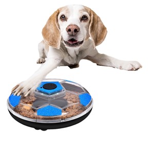Nouvel Arrivage Jouet Distributeur Interactif de Nourriture pour Animaux de Compagnie en Plastique Réglable et Robuste pour Chats et <span class=keywords><strong>Chiens</strong></span> avec Fonctions <span class=keywords><strong>Musique</strong></span> et Lumière Antidérapant - Product Image 1