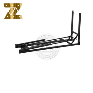 Gambe Pieghevoli per Tavolo da Pranzo, Struttura in Ferro Resistente, Base Regolabile per Banchetti, Riunioni, Scrivania, Uso Esterno, Supporto Hardware per Hotel - Product Image 4