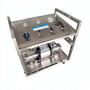 משאבת בוסטר גז פנאומטית בלחץ גבוה מפלדת אל-חלד לתעשיית הרכב, בדיקות מערכת בלימה לרכב OEM - Product Image 1