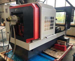 Giường phẳng cấu trúc ck6140 + 1M CNC ngang máy tiện Siemens GSK fanuc CNC hệ thống đơn trục chính CNC quay ngang máy tiện - Product Image 4