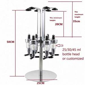 3 bottiglie appese vino bevande Dispenser Bar rotante verticale liquore erogatore Rack - Product Image 1