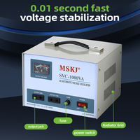 Stabilizer Tegangan Otomatis AC Satu Fasa TND 3KVA 3000 Watt Bahan Tembaga Output 220V