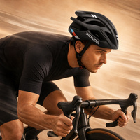 Casque de vélo OEM ODM avec coque PC moulée en interne, 220g, avec filet anti-insectes et feu arrière, pour cyclistes adultes et enfants