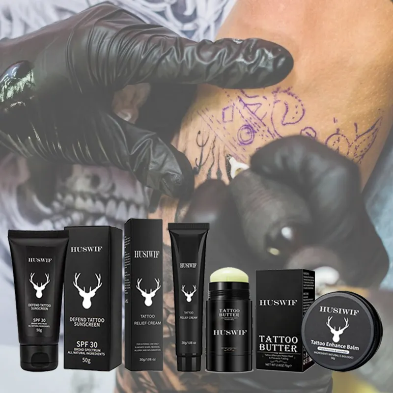 Soin de tatouage Crème cicatrisante végétalienne Après soin Tatouage Oitment Baume Après soin Éclaircissant Oem Tattoo Balm