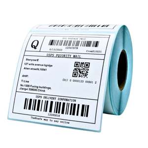 Etiquetas Adhesivas Impermeables para Códigos de Barras (100% Pulpa de Madera) para Necesidades Urgentes en Supermercados y Uso en Exteriores - Product Image 1