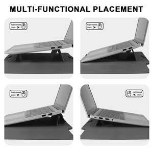 Funda para Portátil 3 en 1 al por Mayor con Soporte Integrado y Alfombrilla para Ratón, Funda de Cuero PU para Portátiles de 14-16 Pulgadas en Stock, 1 Año de Garantía - Product Image 5