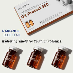 Suero Facial Blanqueador Cocktail Skinbooster OEM Radiance Protect360 Antienvejecimiento, Reparador de la Piel, Purificante, Reafirmante, Contorno, Hidratación - Product Image 6