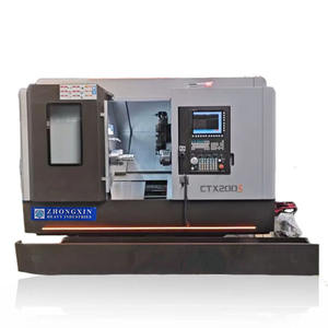 เครื่องกลึงโลหะคิวเอ็นซีคุณภาพสูงเครื่องกัด CNC แบบแกนหมุนคู่3แกนสำหรับเครื่องกัดเดสก์ท็อปโลหะ - Product Image 1