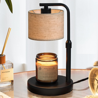 Lampe à cire fondante sans flamme, nouveau style, pour aromathérapie, avec huiles essentielles, réglable, lampe d'ambiance pour chambre à coucher, lampe de table.