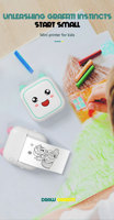 Grosir pencetak stiker Mini Printer foto instan kecil untuk iPhone & Android dengan 1 kertas Gulung