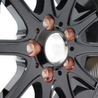 Jantes forgées personnalisées en fibre de carbone, design carbone, 17 18 19 20 21 22 23 24 pouces, 5*112 57.1 pour Mercedes Benz AMG GLE GLS