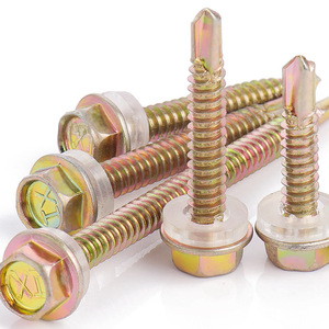 Tornillo Autoperforante Howard Johnson M6.3 con Cabeza Hexagonal de Acero Inoxidable 410 para Lámina de Acero Corrugado - Product Image 1