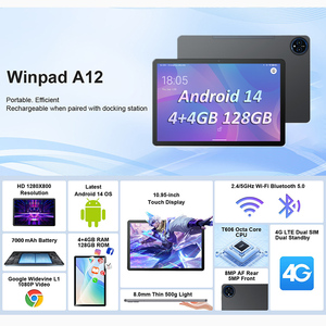 10.95 Inch 1280*800 HD Cảm Ứng Điện Dung Màn Hình 8G + 128G <span class=keywords><strong>Dual</strong></span> <span class=keywords><strong>Sim</strong></span> Máy Tính Bảng <span class=keywords><strong>Android</strong></span> 14 2.4G/5G Wifi Máy Tính Bảng PC Với Bàn Phím - Product Image 3