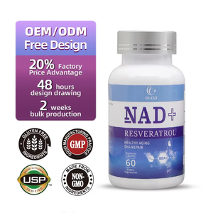 Cápsulas de NAD+ RESVERATROL OEM de Marca Reconocida, 60 Cápsulas, Aumentan la Energía y Promueven el Envejecimiento Saludable, Suplementos Alimenticios, Producto de Colágeno - Product Image 2