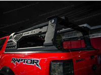 PICK-UP BULL 4X4 - Portaequipajes universal para caja de camioneta, con rodillos y cubierta, para barra antivuelco Dmax