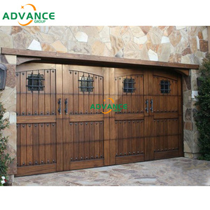 Style aérien extérieur sectionnel de <span class=keywords><strong>porte</strong></span> de <span class=keywords><strong>garage</strong></span> de bois solide résistant pour des maisons de villa de domaine - Product Image 1