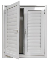 JInxun Offre Spéciale série 30 volets en aluminium actionnés à la main/fenêtres à persiennes pour maison