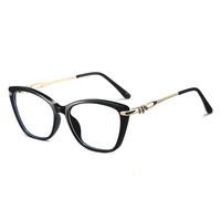 Lunettes optiques anti-lumière bleue pour femmes, monture en TR90, monture de lunettes pour myopie, montures optiques solides pour femmes