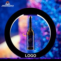 Présentoir rotatif magnétique lévitant pour bouteilles, en plastique et métal, avec LED, pour publicité en bar et KTV - Vente en gros LiqVis