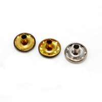 Offre Spéciale mode or Rivet métal boutons 10mm dôme Cap Rivets pour cuir bagage sac décoration matériel