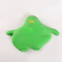 En gros Jouet Squishy Monstre Tête de Poisson Vert à Rebond Lent Anti-stress Fidget Rempli de Sable Articles de Fête Amusants