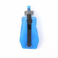 Gourde Souple en TPU de Couleur Personnalisée pour Course et Sport, Bouteille d'Eau Légère Portable 150ml/250ml 500ml